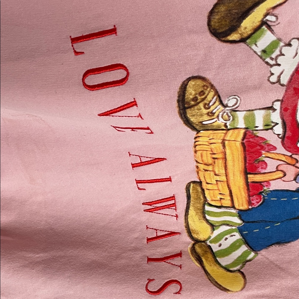 Strawberry shortcake Pink Graphic Sweatshirt NWT Size Large - Picture 10 of 10